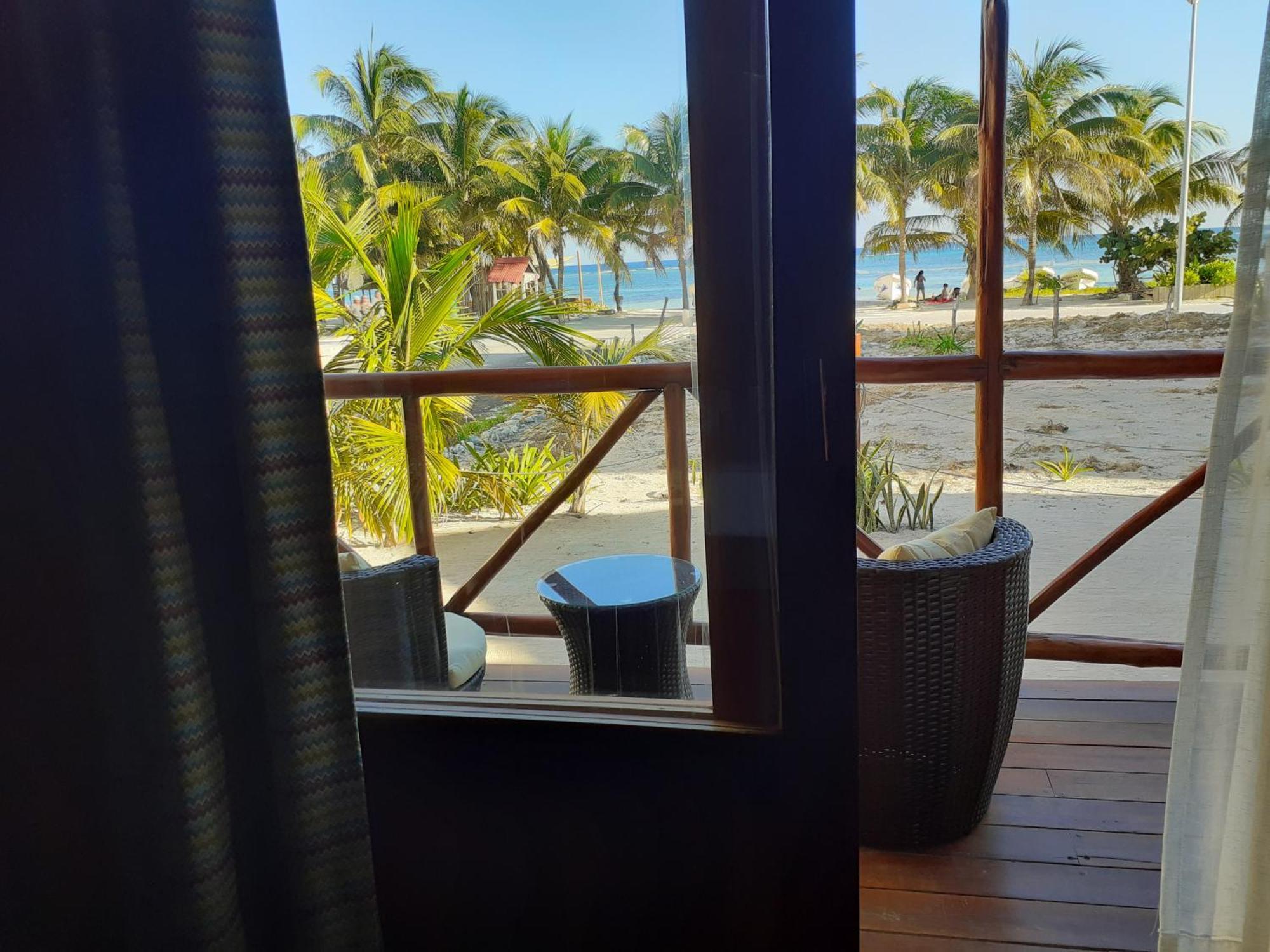 Palmeras De Mahahual Cabanas Cameră foto