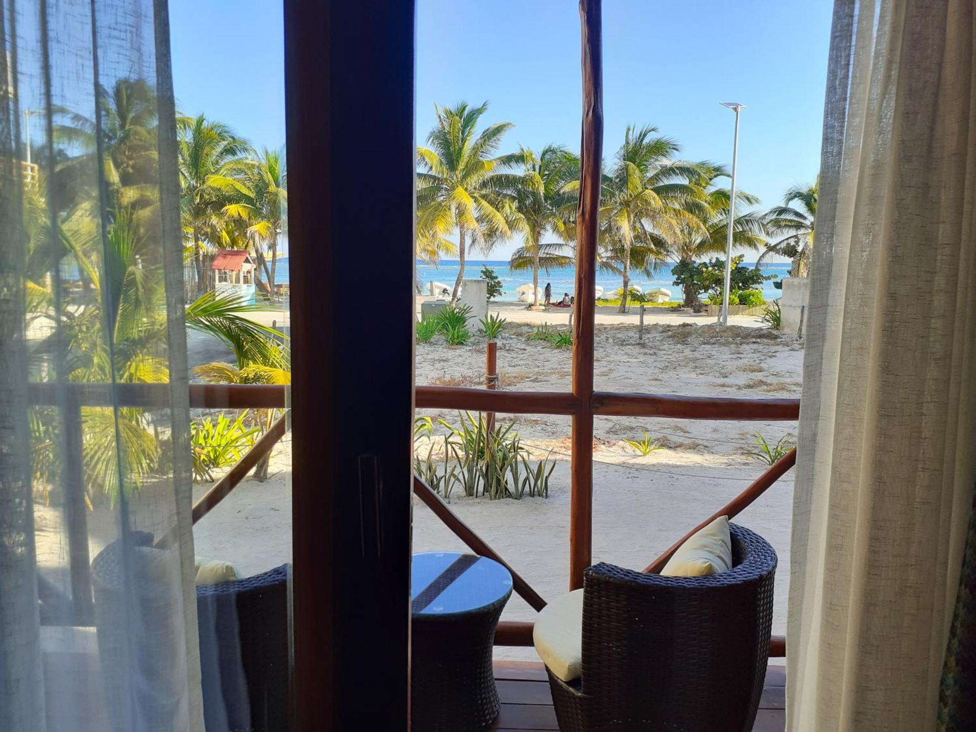 Palmeras De Mahahual Cabanas Cameră foto